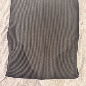 Classic Black Ribbed tube top